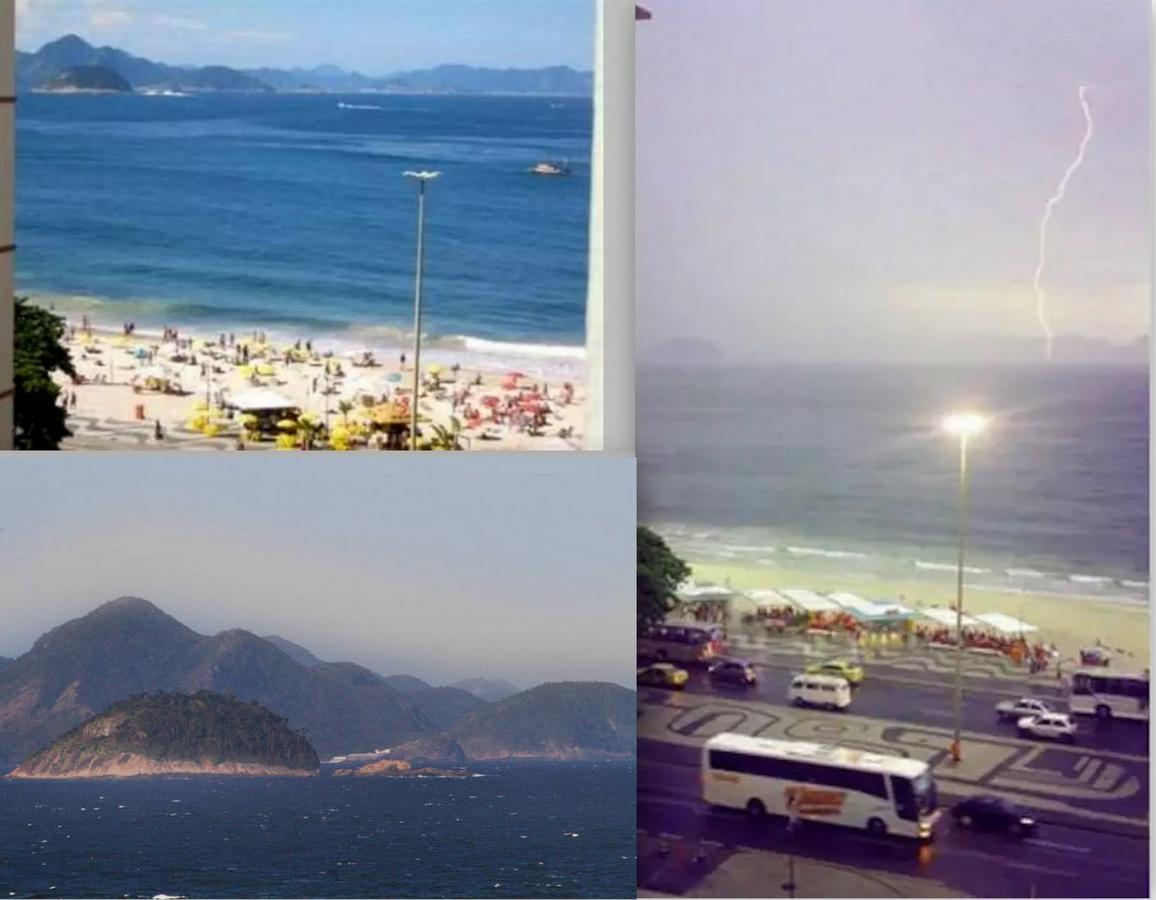 Estudio Copacabana/Ipanema Vista Mar Rio de Janeiro Bagian luar foto