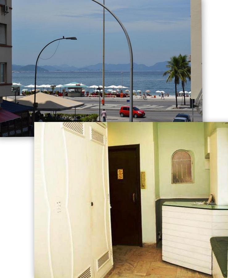 Estudio Copacabana/Ipanema Vista Mar Rio de Janeiro Bagian luar foto